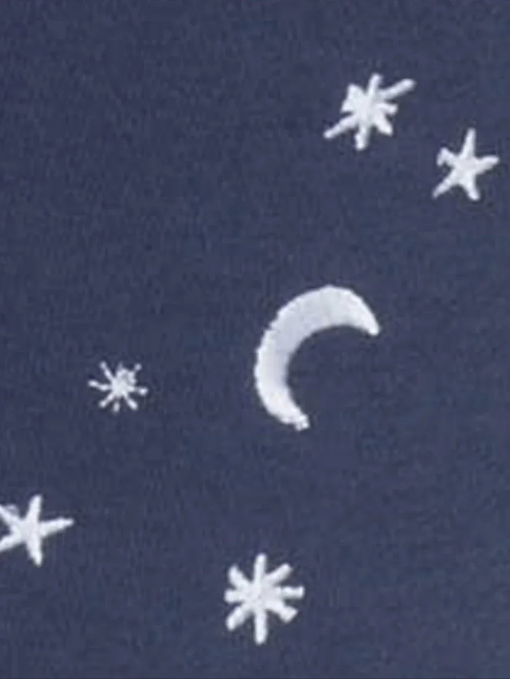 Honeydew Super Soft 2 Piece Embroidered Moon Lounge Pajama Set Navy Blue XL